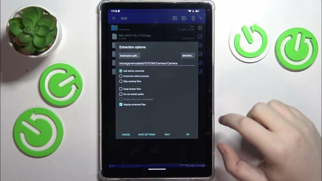 Video thumbnail for How To Extract Rar & Zip Archives HOTWAV Pad 8 – Unpack Files