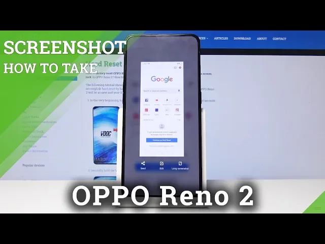 Video thumbnail for How to Capture Screen in OPPO Reno 2 - Take & Save Screenshot