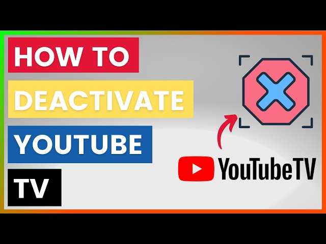 Video thumbnail for How To Deactivate YouTube TV? [in 2025]