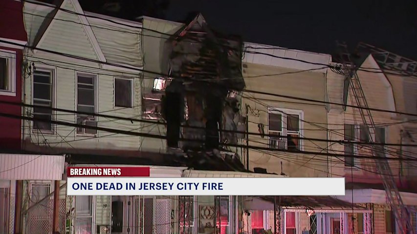 Video thumbnail for One dead, six others injured in Jersey City fire