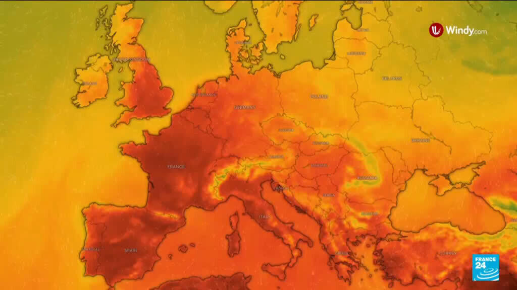 Video thumbnail for Europe swelters under new heatwave