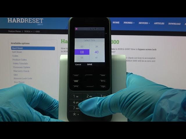 Video thumbnail for How to Set Up Alarm Clock on NOKIA 6300 (2020) - Change Alarm Clock