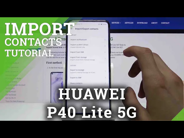 Video thumbnail for How to Copy Contacts on HUAWEI P40 Lite 5G – Transfer Contacts