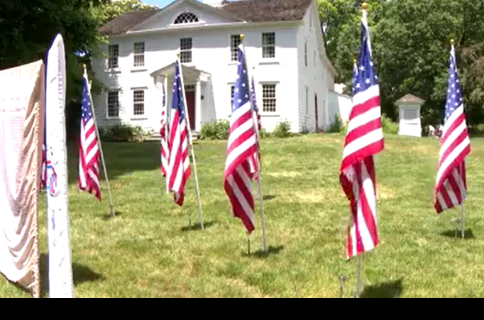 Video thumbnail for Field of Flags honors American history in New Canaan