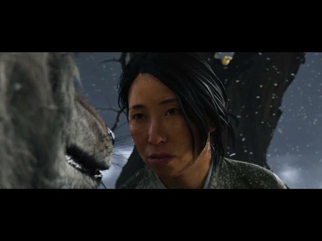 Video thumbnail for Ghost of Yotei - Chapter 3 Six Months Later: Atsu Pets Wolf "My Hunt Is Over" Ending Cutscene