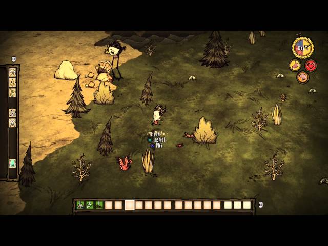 Video thumbnail for Don't Starve: Console Edition - The Gentleman Scientist Protagonist Introduction, Turkey, Wormhole