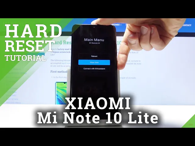 Video thumbnail for How to Hard Reset Xiaomi Mi Note 10 Lite - Bypass Screen Protection