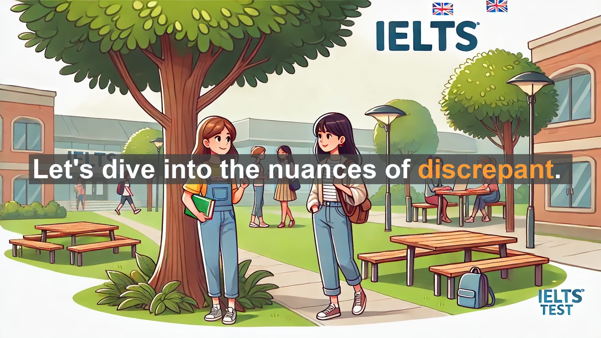 'Video thumbnail for 5000 Must Know IELTS 8.0 Vocabulary - Understanding 'Discrepant': Boost Your IELTS Score'