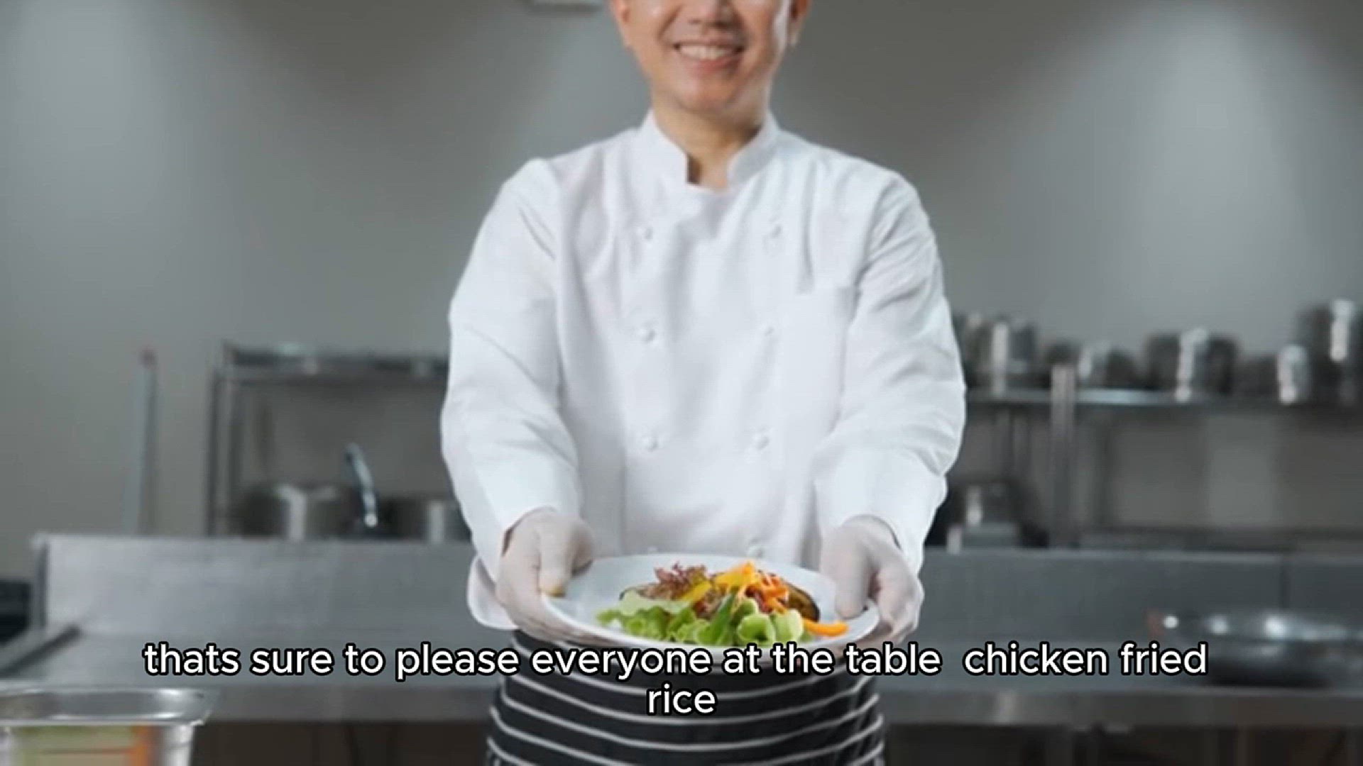 Video thumbnail for Chicken fried rice recipe