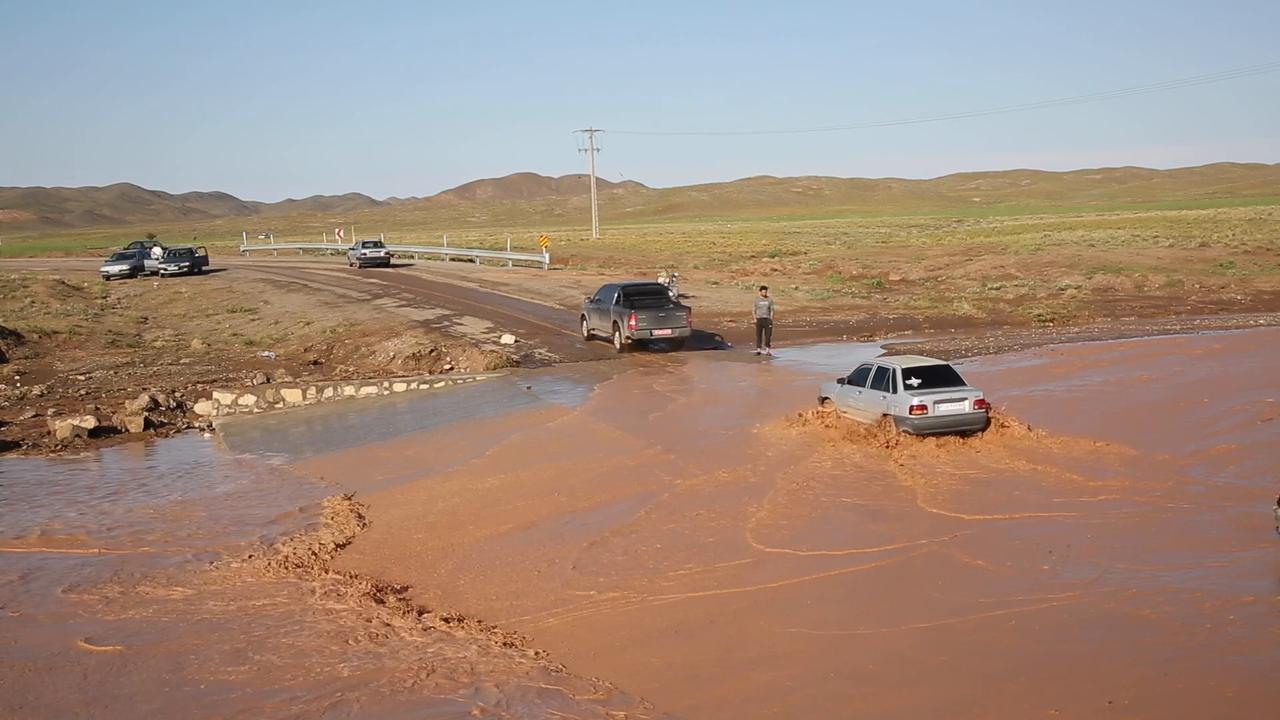 Video thumbnail for Iran: Flooding Disrupts Neyshabur Kashmar Road 5.