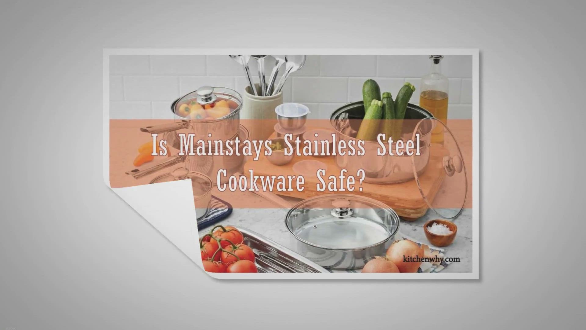Video thumbnail for Is Mainstays Stainless Steel Cookware Safe?
