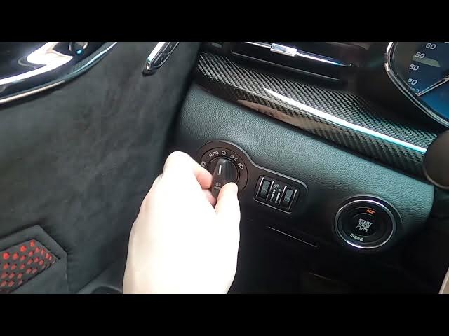 Video thumbnail for How to Disable Dipped Beam in Maserati Quattroporte II ( 2013 – now ) | Turn Headlights Off