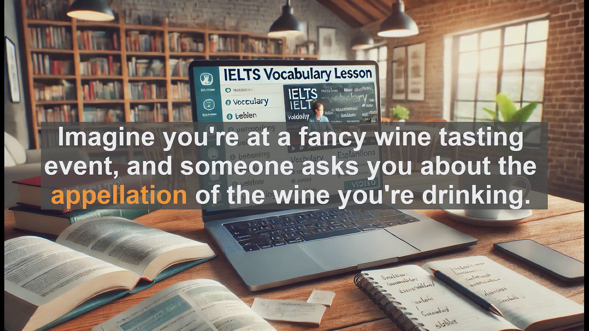 'Video thumbnail for 5000 Must Know IELTS 8.0 Vocabulary - Appellation: A Key Word for IELTS Success'