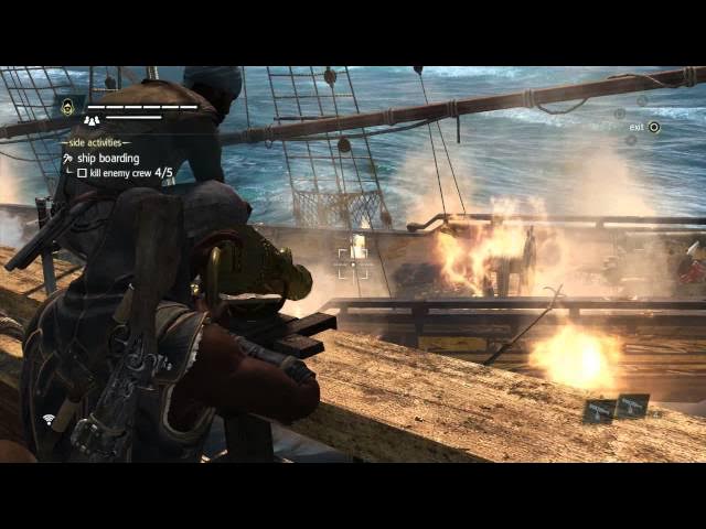 Video thumbnail for Assassins Creed IV Freedom Cry - Random Navel Battle HD Gameplay, Adelwale Plundering & Combat