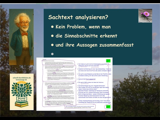 Video thumbnail for Sachtexte knacken: Sinnabschnitte erkennen und mit ihrer Hilfe den Text optimal verstehen