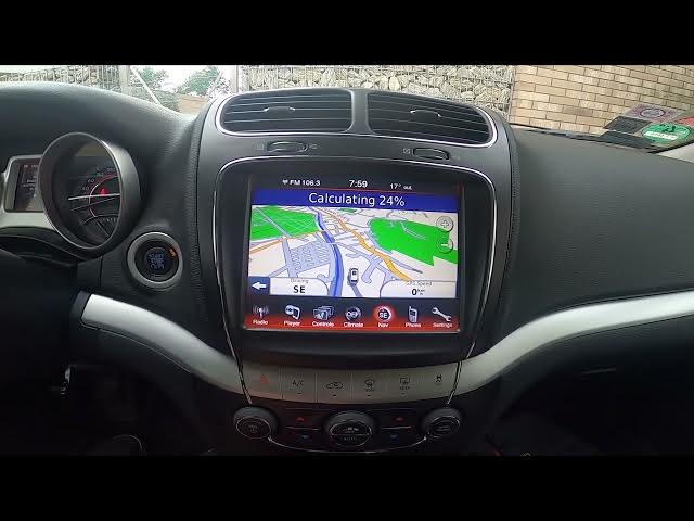 Video thumbnail for How to Set Destination in Map in Fiat Freemont ( 2011 – 2016 ) - Start Route in Navigation