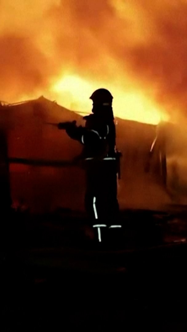 Video thumbnail for Three dead in Russian strikes on Kyiv amid depleted defences