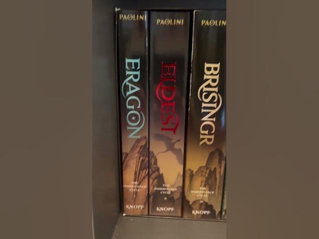 Video thumbnail for Updated fantasy book shelf!