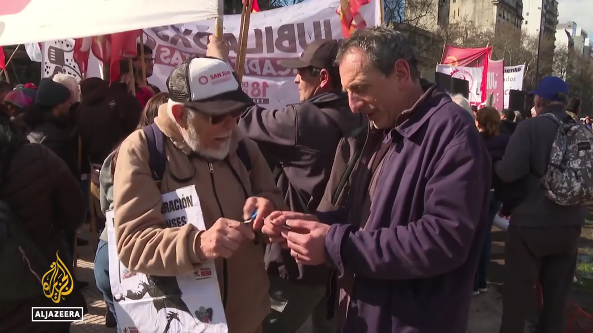 'Video thumbnail for Argentina’s MPs overturn Milei’s veto on disability spending increases'