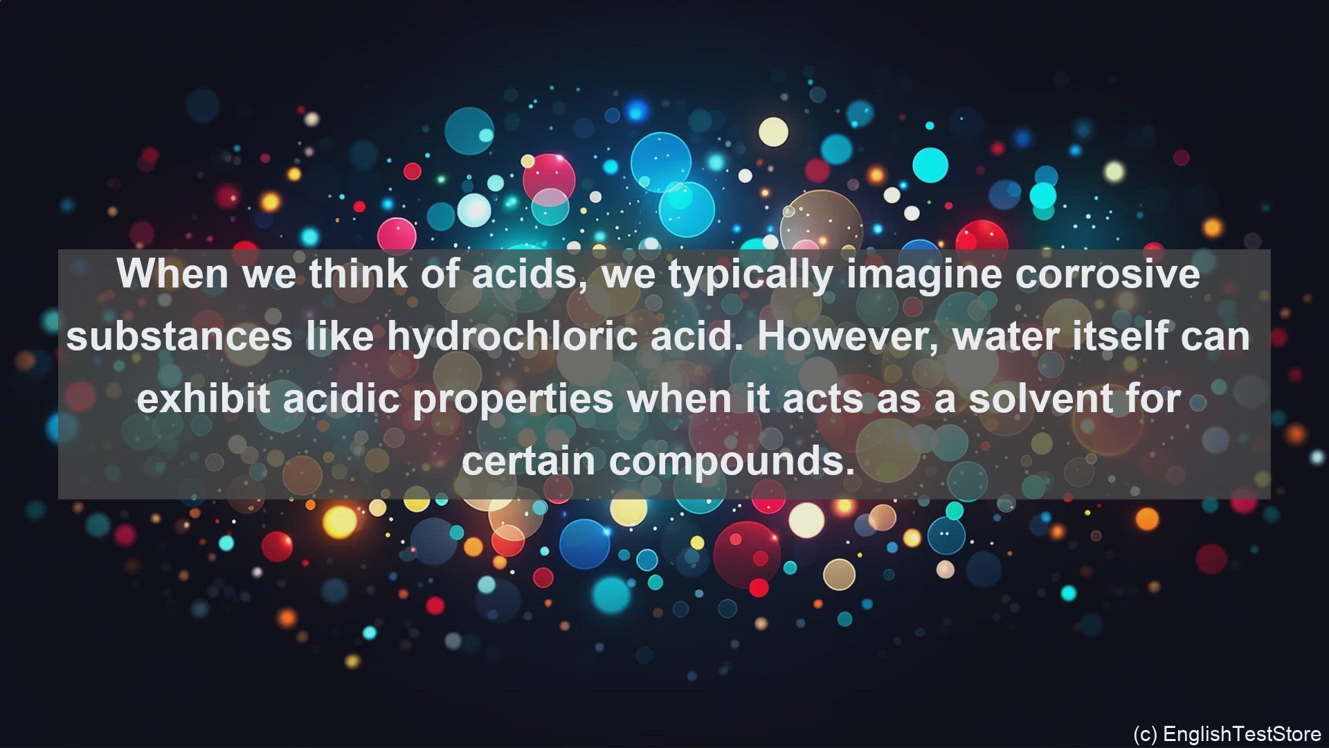 'Video thumbnail for Aqua acid in science  definition and examples'