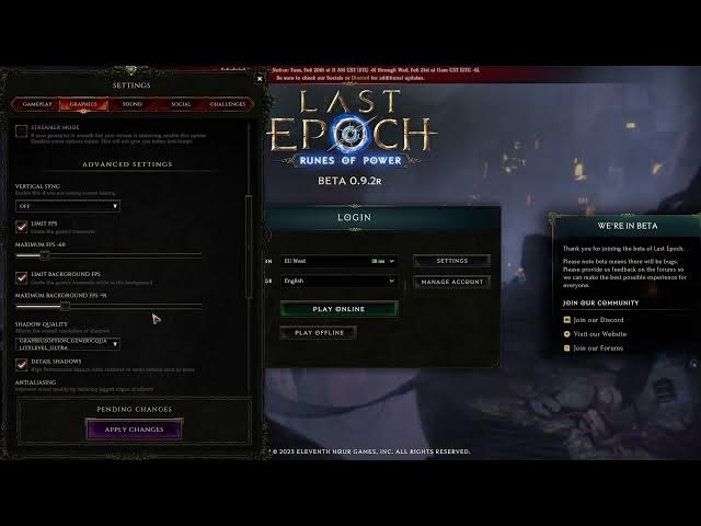 Video thumbnail for How To Limit Background FPS In Last Epoch
