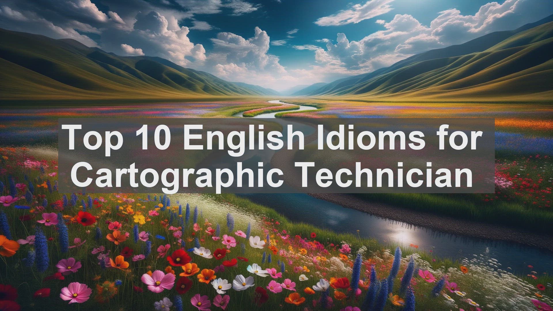 'Video thumbnail for Top 10 English Idioms for Cartographic Technician'
