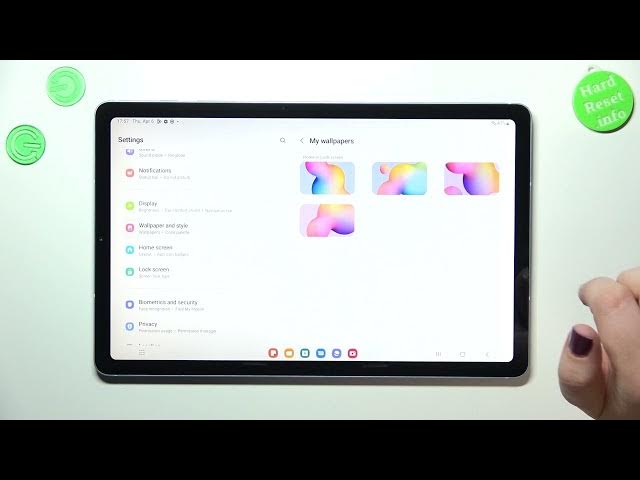 Video thumbnail for How to Change Wallpaper in SAMSUNG Tab S6 Lite 2022 - Customize Home Screen