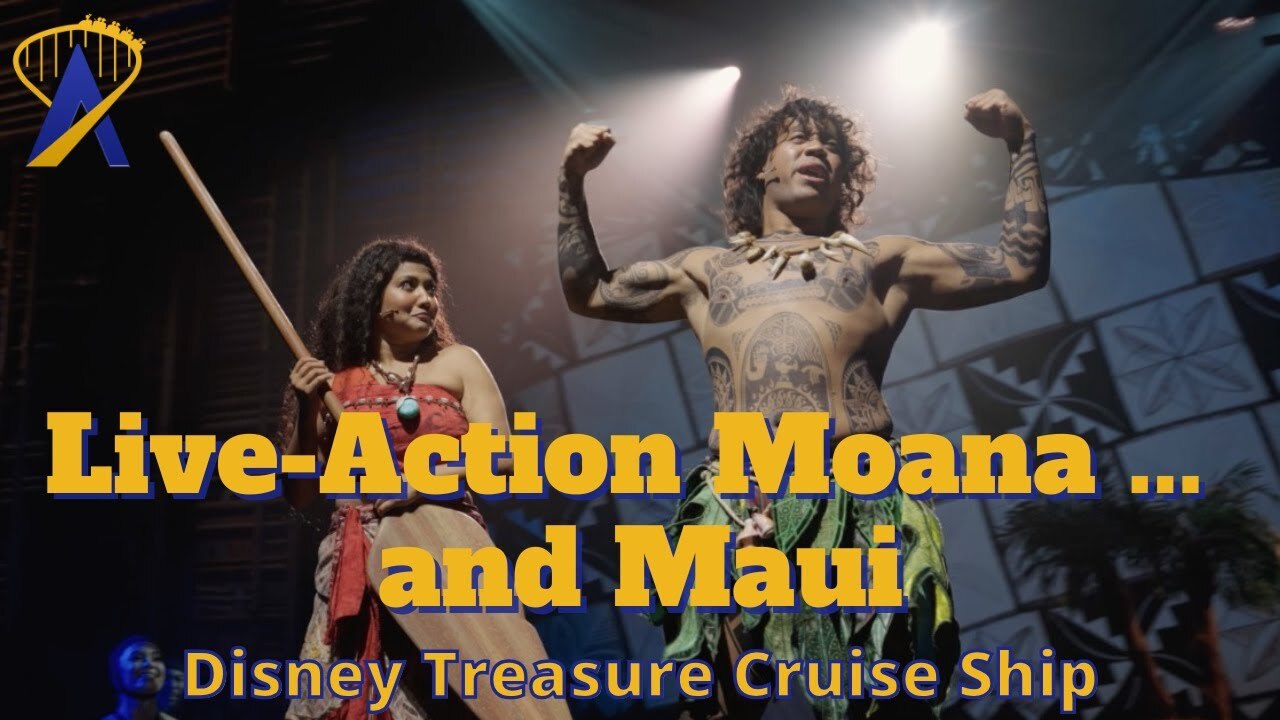 Video thumbnail for Preview of The Tale of Moana Stage Show on the Disney Treasure