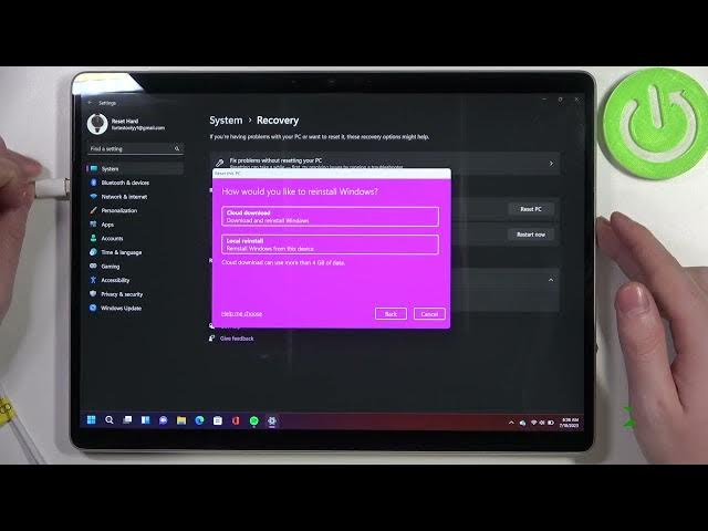 Video thumbnail for Factory Reset Tutorial For Microsoft Surface Pro 9