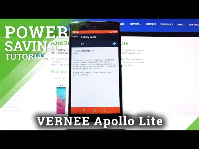 Video thumbnail for How to Activate Power Saving Mode in Vernee Apollo Lite – Extend Battery Life