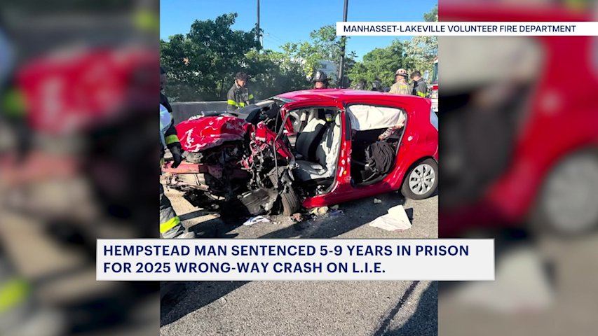Video thumbnail for Hempstead man sentenced to 5–9 years for drunken wrong-way crash