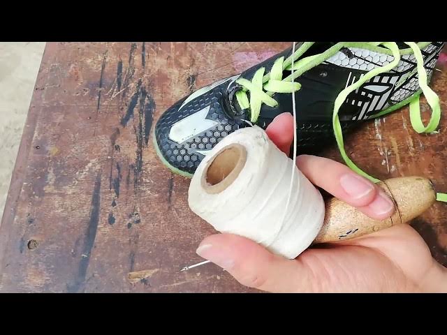 Video thumbnail for Como COSER un ZAPATO fácil | ENSEÑARTE tv