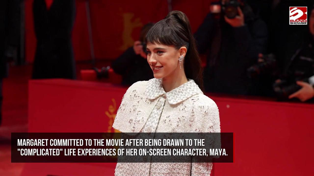 Video thumbnail for Margaret Qualley stresses importance of 'accepting what you have'.