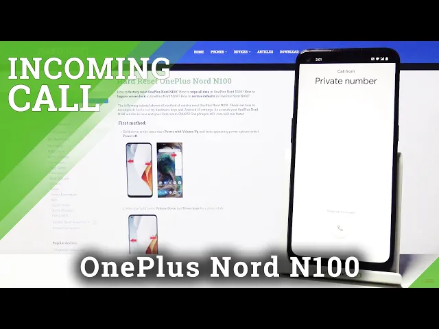 Video thumbnail for Incoming Calls on OnePlus Nord N100