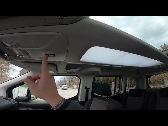 Video thumbnail for How to Open the Roof in Opel Combo E ( 2018 – now ) | Manage Sunroof