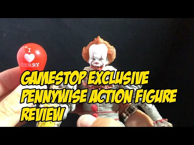 Video thumbnail for NECA GameStop exclusive 2017 Pennywise action figure review