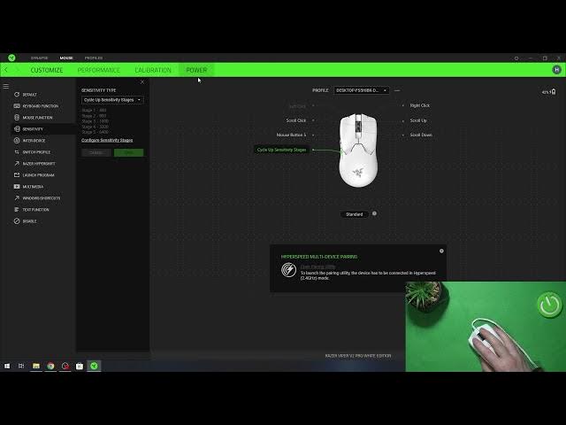 Video thumbnail for How To Customize DPI Stages on Razer Viper V2 Pro?