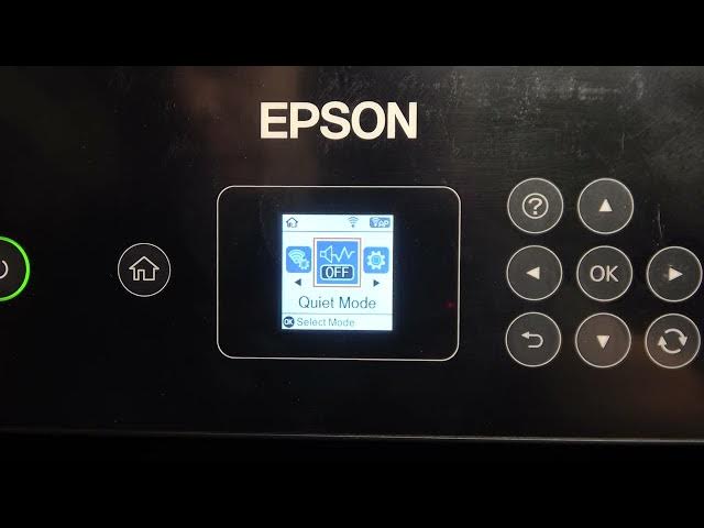 Video thumbnail for How to disable sounds on Epson L3160 (Epson L6270, L14150, L5290, L5190, L3260) Quiet Mode on Epson