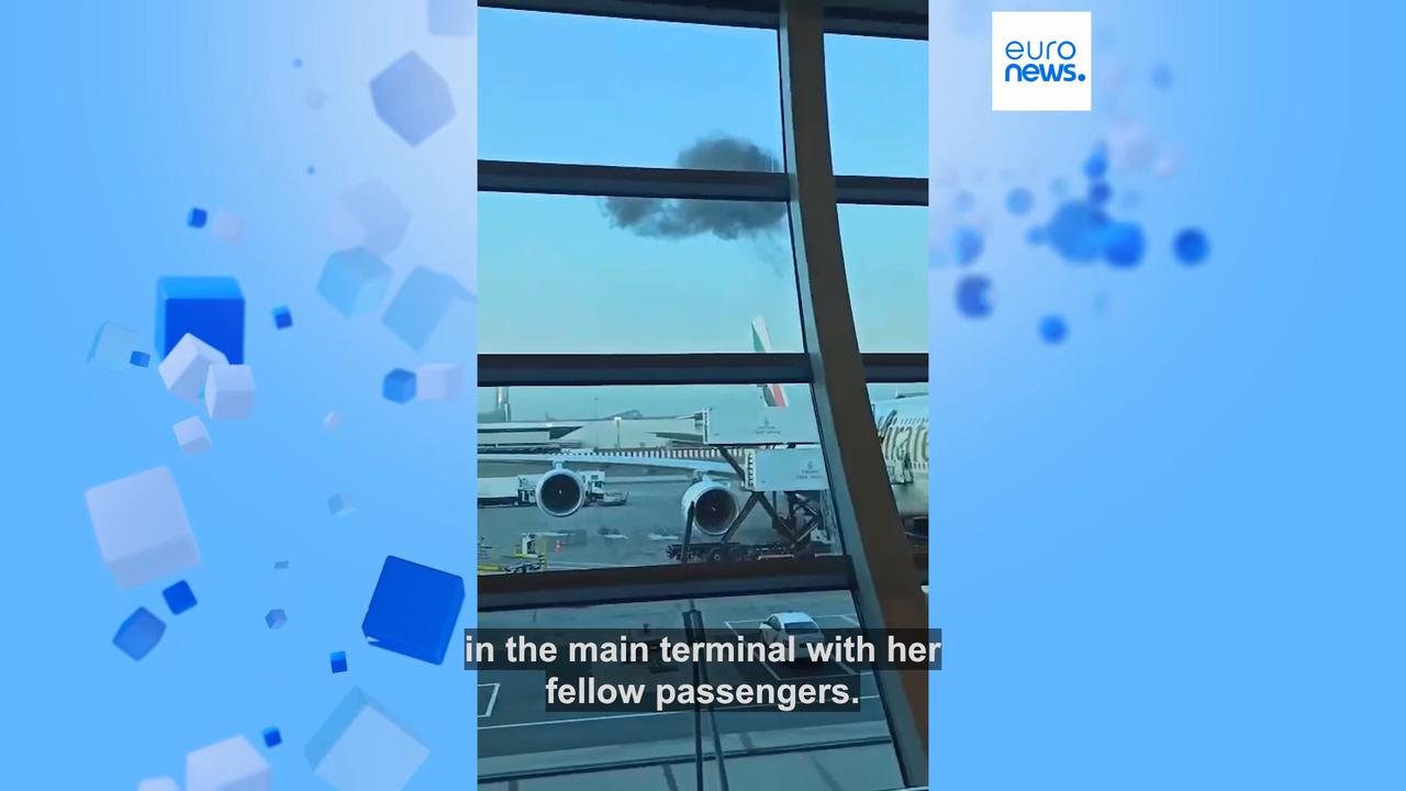 Video thumbnail for Iranian drone attack suspends flights at Dubai International airport