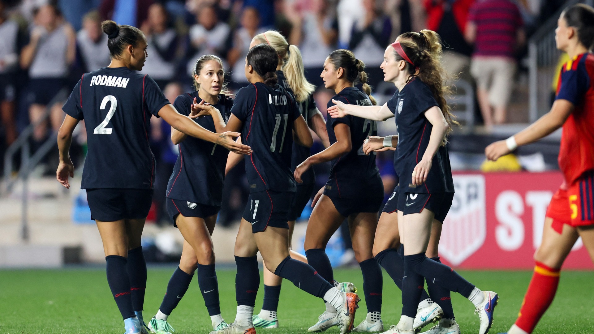 Video thumbnail for USWNT Rallies Against Spain in Women's Football Clash