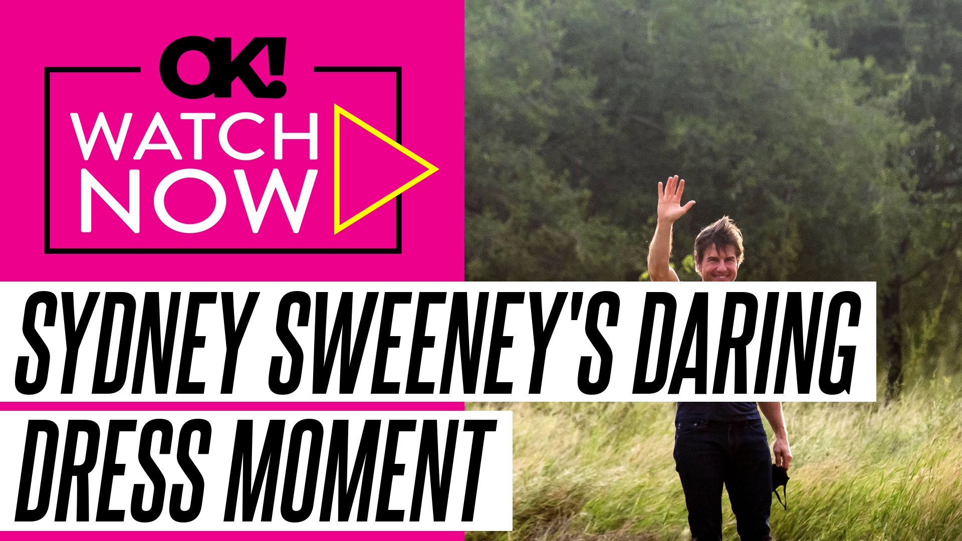 'Video thumbnail for Sydney Sweeney Wears Daring Low-Cut Shimmery Dress to Governors Awards as She Chats With Tom Cruise: Watch'