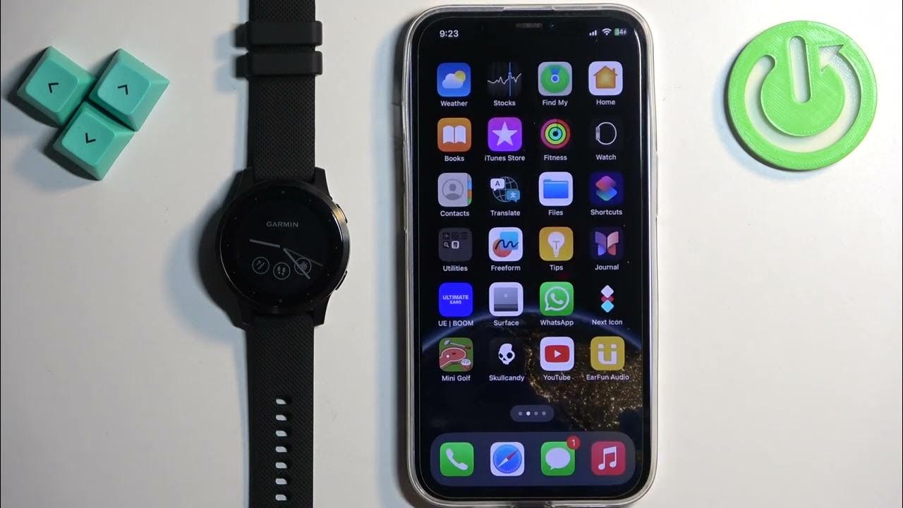 Video thumbnail for How to Receive Notifications from an iPhone on GARMIN Vivoactive 4s Smartwatch