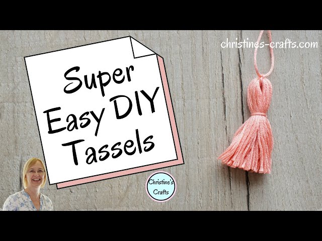 Video thumbnail for HOW TO MAKE YARN TASSELS THE EASIEST WAY - Great DIY project!