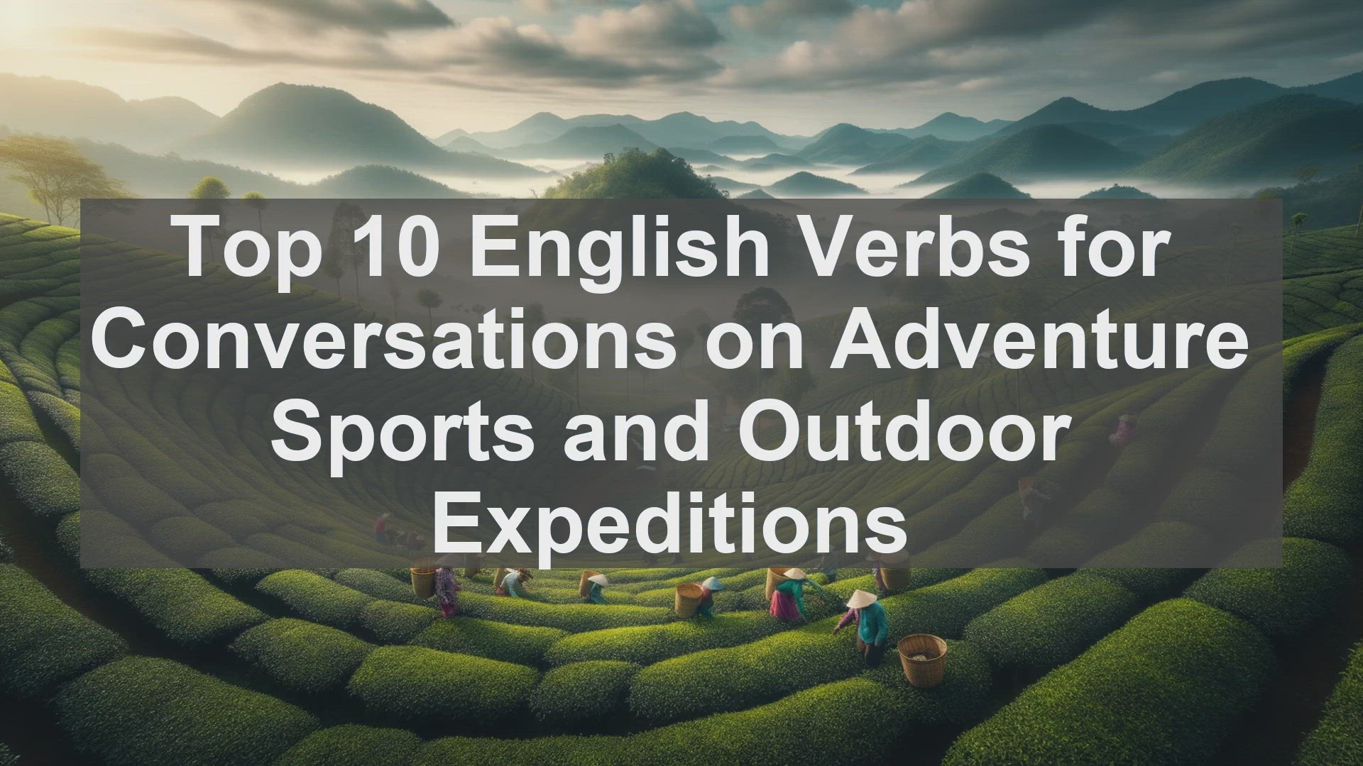 'Video thumbnail for Top 10 English Verbs for Conversations on Adventure Sports and Outdoor Expeditions'