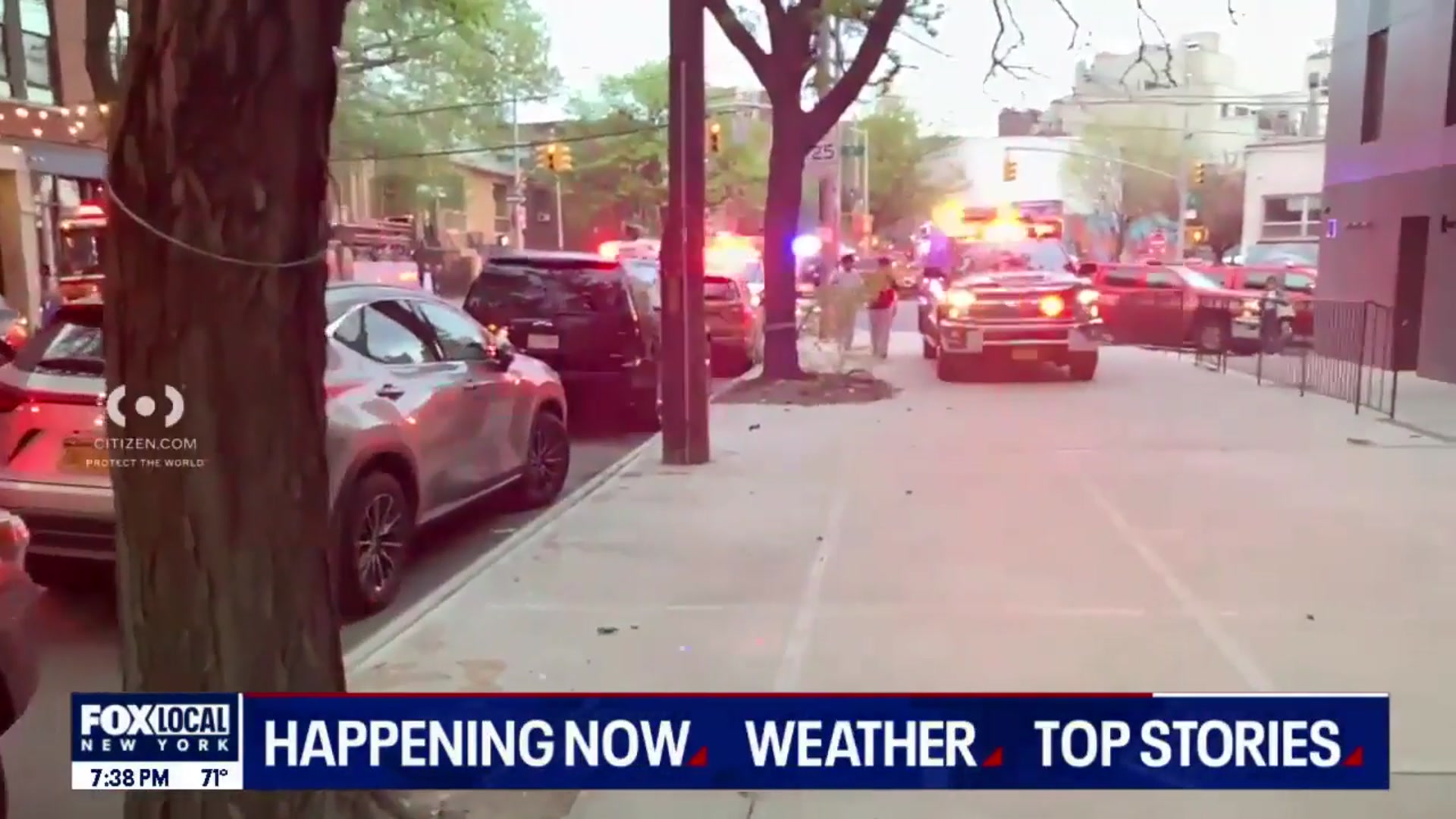 Video thumbnail for Fire at house with church extension in Astoria