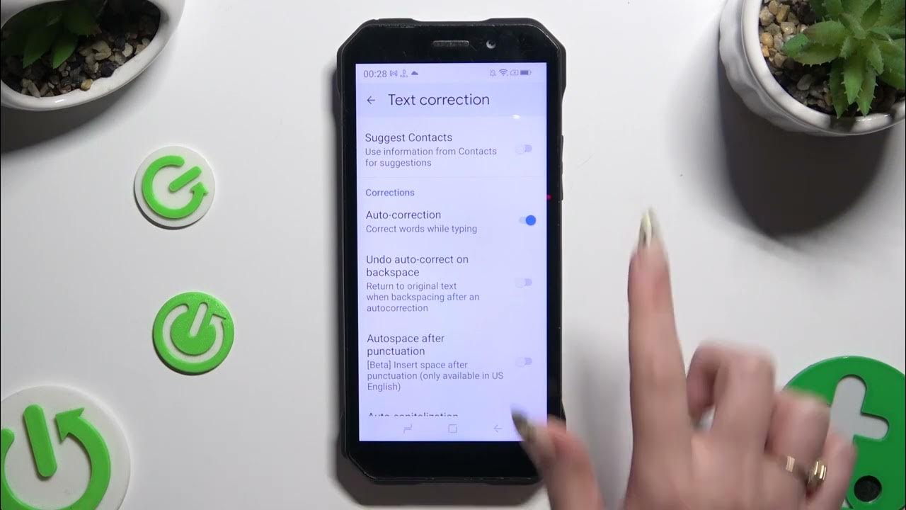 Video thumbnail for How to Switch On & Switch Off Automatic Text Correction on DOOGEE S61 Pro