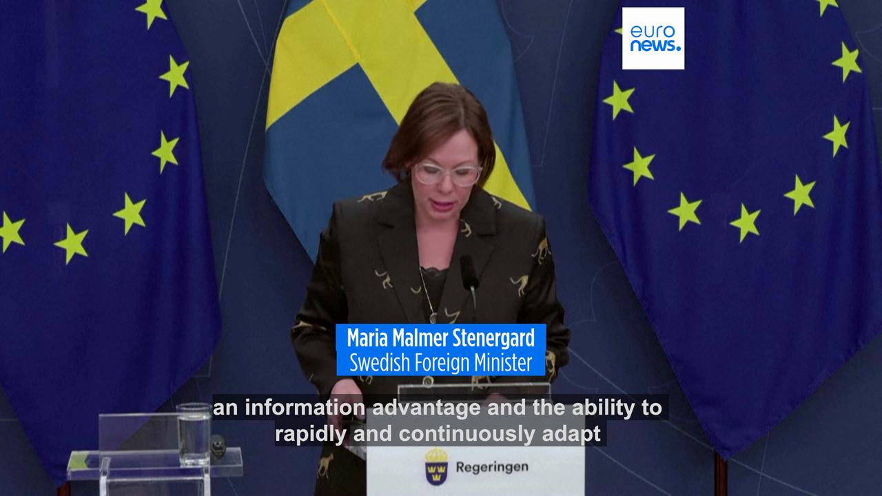 Video thumbnail for Sweden announces new spy agency in rethink prompted by war in Ukraine