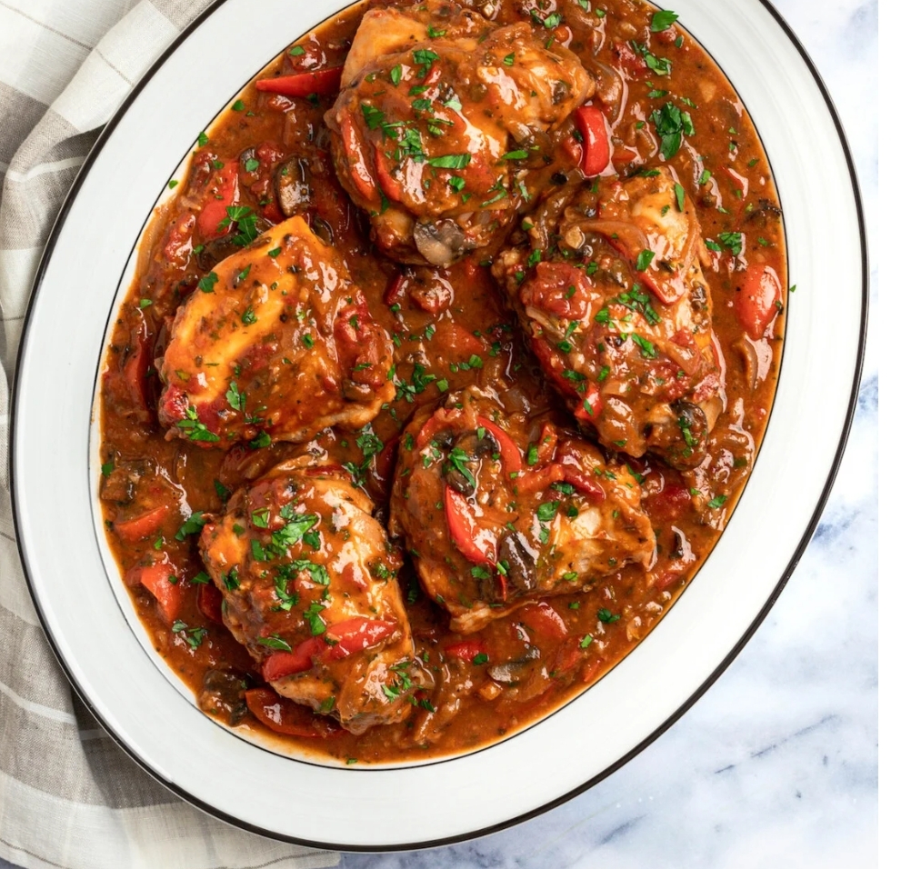'Video thumbnail for Chicken Cacciatore Recipe '