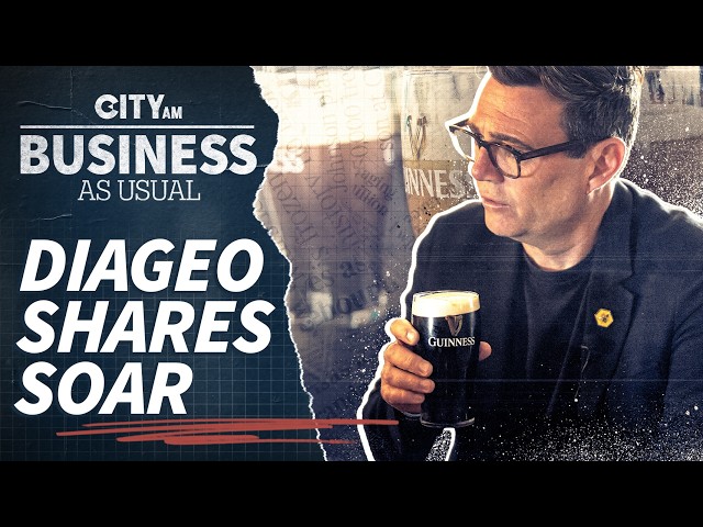 Video thumbnail for Guinness-maker Diageo's shares rocket on $1B cost-cutting plan