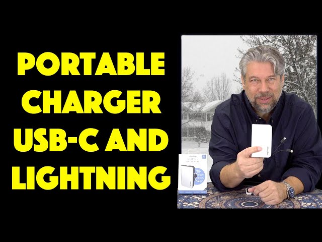Video thumbnail for MyCharge HubMax Universal USB-C & Lightning Portable Charger - REVIEW